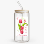 Банка с бамбуковой крышкой