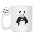 Кружка с футбольным мячиком