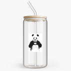 Банка с бамбуковой крышкой