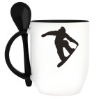 Кружка с ложкой