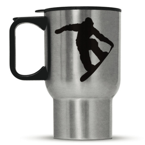 Кружка-термос с принтом Snowboard