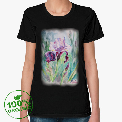 Женская футболка из органик-хлопка Ирис