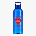 Прозрачная спортивная бутылка