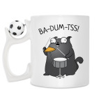 Кружка с футбольным мячиком