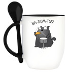 Кружка с ложкой