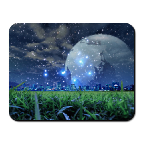 Коврик для мыши с принтом Ночь