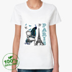 Женская футболка органик