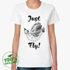 Женская футболка органик