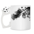 Кружка с футбольным мячиком