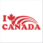I love Canada.(Я люблю Канаду)