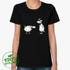 Женская футболка органик