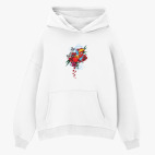 Толстовка худи оверсайз