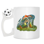 Кружка с футбольным мячиком