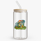 Банка с бамбуковой крышкой