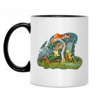 Кружка двухцветная