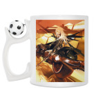 Кружка с футбольным мячиком