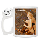 Кружка с футбольным мячиком