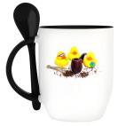 Кружка с ложкой