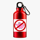 Металлическая бутылка 400 мл UV-DTF