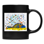 Кружка цветная UV-DTF