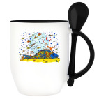 Кружка с ложкой