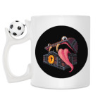 Кружка с футбольным мячиком