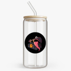 Банка с бамбуковой крышкой