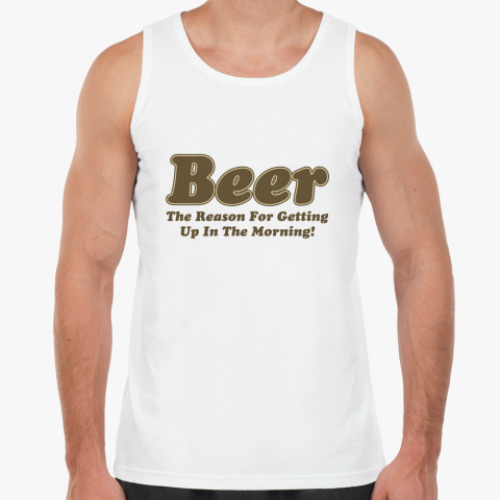 Майка с принтом Beer