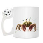 Кружка с футбольным мячиком