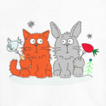 кот и кролик