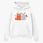 Толстовка худи оверсайз