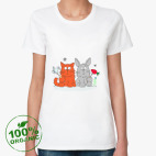 Женская футболка органик