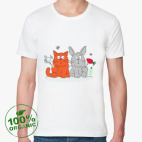 Мужская футболка органик