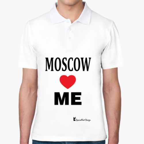 Рубашка поло Moscow loves me