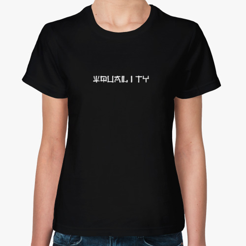 Женская футболка Equality