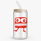 Банка с бамбуковой крышкой