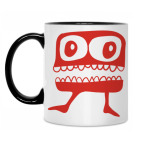 Кружка двухцветная