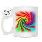 Кружка с футбольным мячиком