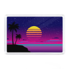 Закат в Майами в стиле ретро