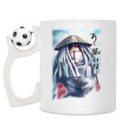 Кружка с футбольным мячиком