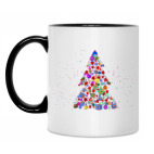 Кружка двухцветная