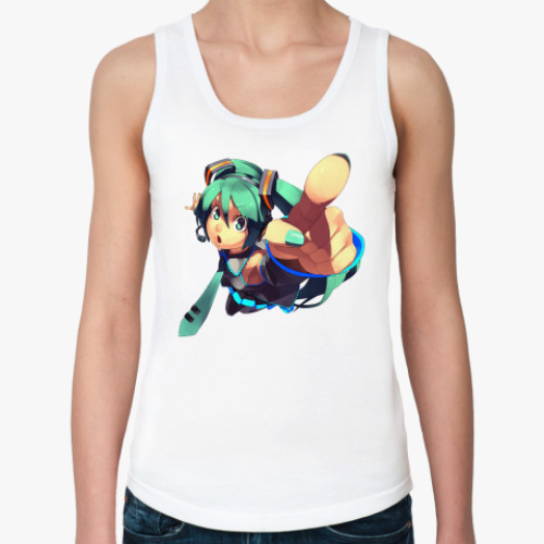 Женская майка с принтом Vocaloid Hatsune