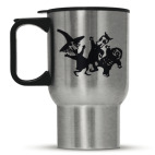 Кружка-термос металлик Skellington Bats