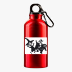 Металлическая бутылка 400 мл UV-DTF