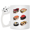 Кружка с футбольным мячиком