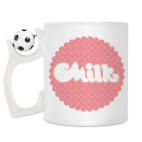 Кружка с футбольным мячиком