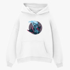 Толстовка худи оверсайз