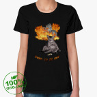 Женская футболка органик