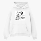 Толстовка худи оверсайз