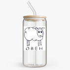 Банка с бамбуковой крышкой